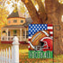 Fall Football Decorative Garden Flag, Autumn America Sports Game Day Yard Outside Home Decorations, Stars Stripes Seasonal Burlap Outdoor Small De...