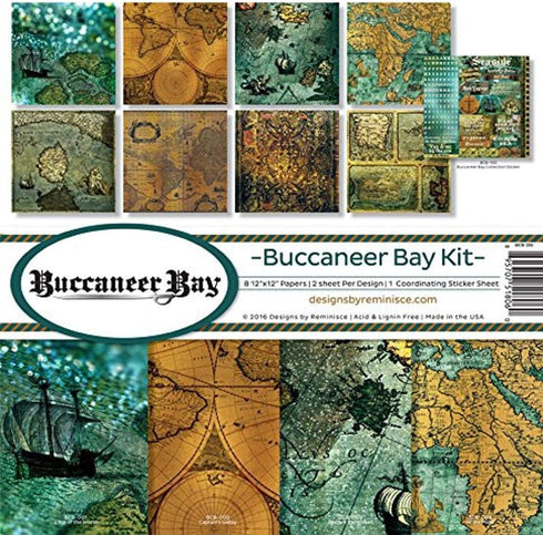 Reminisce BCB-200 Buccaneer Bay Scrapbook Collection Kit...