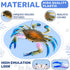 2Pcs Crab Toys for Babies - Realistic Sea Creature Toys Educational Model Ocean Animals Toys Crab Toy Bath - Plastic Crawling Crab Baby Toy Ocean ...
