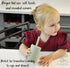 Silicone Kids Cups with Straws - Set of 2, Unbreakable Training Cup with Straw for Babies and Toddlers for less mess, BPA-Free Silicone Baby cup, ...