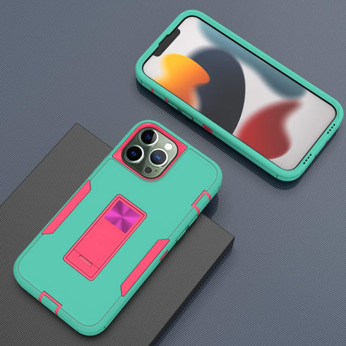 Designed for iPhone 12 Pro Max Case with Stand, Military Grade Drop Protection Work with Magnetic Car Mount, Dustproof Light Waterproof,Hybrid Har...