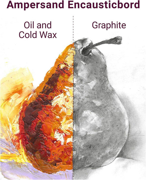 Ampersand Art Supply Wood Painting Panel: Museum Series Encausticbord, 1/8 Inch Depth, 8" x 10"...