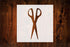 Scissors Style Design Stencil, 4-Inch, Reusable Mylar Cutout for Art, Crafts & DIY Projects...