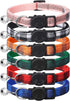 6 Pack Classic Plaid Cat Collars with Bells - Breakaway Kitten Collar and Adjustable 6-9 in,Cute Kitty Collar for Girl Boy Cats,Pet Gifts,Accessor...