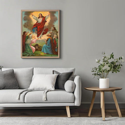 Posterizer 1 pcs-The ascension of Jesus Christ painting poster-Religious Posters-Gifts for Christians -Decor for Church, Sunday School Classroom- ...