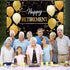 Blulu Retirement Party Decorations, Extra Large Fabric Retire Sign Banner Photo Booth Backdrop Background with Rope for Retirement Party Favor(70....