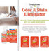 2-Pack TrulyFree Odor & Stain Eliminator - Odor and Stain Remover for Upholstery, Dog Pee, etc - Includes: Empty refillable 16oz Spray Bottle, 2 R...