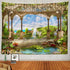 Shrahala Beautiful Tapestry, Waterfall Nature Scenery Landscape Wall Hanging Large Tapestry Psychedelic Tapestry Decorations Bedroom Living Room D...