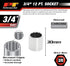 Performance Tool W38524 3/8-Inch ive 12-Point Socket, 3/4...