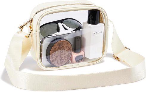 Clear Bag Stadium Approved: Meet Venue Requirements Crossbody Bag - TPU Purse for Concerts Sports...