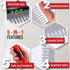 Poodle Comb for Dogs with Rotating Teeth - Smoothest Pet Comb with 5-in-1 Features for Dematting - Dog Essentials for Small Medium and Large Dog...