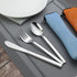 6 Pieces Silverware Single Set, Knife Fork Spoon with Carrying Case...