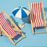 Set of 5 Mini Beach Umbrella Dollhouse Decor: 6x4cm Ornament Plastic Miniature Sunshade with Base DIY Accessories for Yard, Garden, Swimming Pool,...
