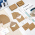 100 Pack 4 x 2.75" Mini Envelopes 120GSM Gift Card Kraft Envelopes Bulk Small Paper Gift Card Sleeves Greeting Card Business Card Brown Tiny Envel...