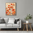 Posterizer 1 pcs-wild natural orange flowers-minimalist design-Floral & Botanical Art-Abstract & Modern Art-Decor for Home & Office- UNFRAMED Wall...