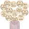 Baby Milestone Cards Wooden Monthly Cards and Infant First, Double Sided Engraved Photo Prop Discs,Gift Set for Baby Shower and Newborn,Come with ...