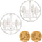 Set of 2 Forest Animal cookie cutters (Designs: Moose and Bear), 2 pieces - Bakerlogy...