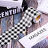 URATOT 65.6 Feet Bulletin Board Decorative Trim Border Trim for Chalkboard WhiteBoard Decoration, White and Black...