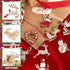 12 Pieces Christmas Pin Brooch Rhinestone Crystal Christmas Pin Enamel Christmas Brooch Christmas Decoration Ladies Holiday Gift Jewelry Party...