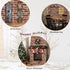 Red Brick Wallpaper, Self-adhesive Peel and Stick Wallpaper Waterproof and Removable Good for Home Decoration and Furniture Renovation (17.5 x 118...