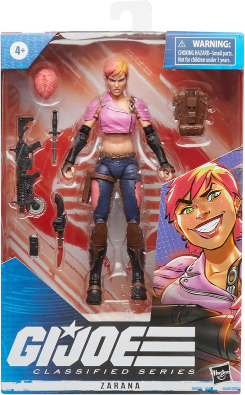 G.I. Joe Classified Series Zarana Action Figure 48 Collectible Premium Toys with Multiple Accessories 6-Inch-Scale with Custom Package Art...