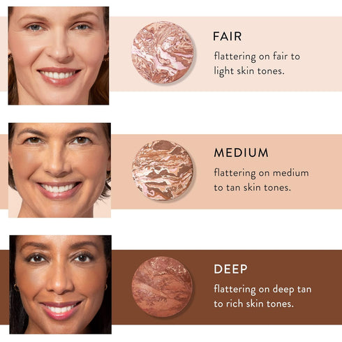 LAURA GELLER NEW YORK Baked Bronze-N-Brighten Bronzer Powder - Medium - Natural Bronze Glow...