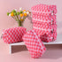 Checkered Makeup Bag Preppy Cosmetic Bag Bulk Pink Makeup Pouch Personalize Travel Toiletry Bag Organizer Cute DIY Makeup Brushes Storage Bag for ...