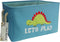 FANKANG Rectangular Laundry Basket Nursery Storage Fabric Storage Bin Storage Hamper,Gift Baskets (Single Dinosaur)...