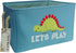 FANKANG Rectangular Laundry Basket Nursery Storage Fabric Storage Bin Storage Hamper,Gift Baskets (Single Dinosaur)...