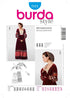 7171 Burda Style Womens Renaissance Costume Sewing Pattern Sizes 10-24...