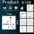 16 Star Stencils for Wall Painting Moon Twinkle Stars Stencil for Card Making Paint Reusable Star Zodiac Constellation Stencils for Walls Wood Bur...