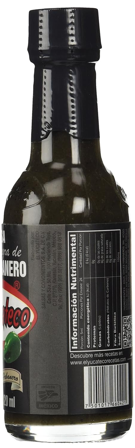 El Yucateco Sauce Hot Chile Habanero 3 Pack...