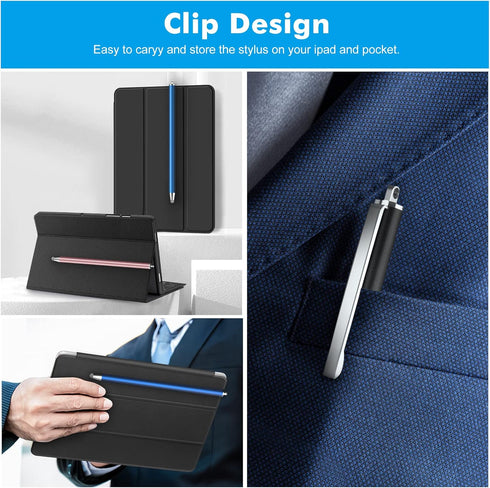 Stylus Pens for Touch Screens,Granarbol Precise Long Stylus Touch Screen Pen with 3 Extra Replaceable Fiber Tips Capacitive Stylus for iPad iPhone...