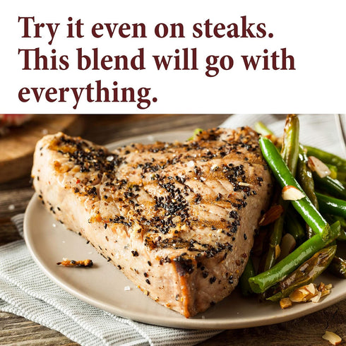 The Spice Way Everything Bagel Seasoning - (8 oz)- a flavorful all-purpose mix of sesame seed, garlic, and onion...