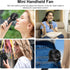 2 IN 1 Mini Portable Handheld Fan with Keychain Stand, Personal Powerful Cooling Fan, Small Battery Operated Table Fan, Quiet Hand Fan, USB Rechar...