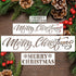 4 Pieces Merry Christmas Stencil Reusable Stencils for Painting Christmas Decoration Painting Template for Furniture, Wall, Window, Fabric, Wood?4...