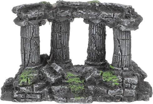 PRETYZOOM Resin Roman Column Ornament, Miniature Column for Aquarium Decorations, Aquarium Decorative Accessories, Fish Aquarium Rock Cave for Shr...