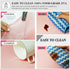 10Pcs Refrigerator Liners, Washable Fridge Liner Shelf Mats Refrigerator Pads for Cupboard Cabinet Drawer Home Kitchen Accessories Organization (P...