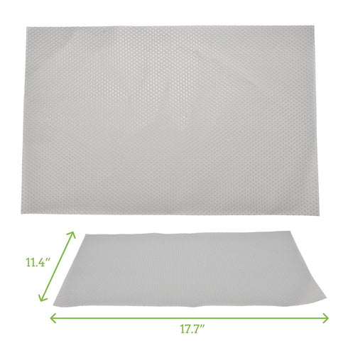 Nourished Essentials Refrigerator Liners - Set of 8 Non-Slip Fridge Liner Easy to Clean and Reusable - Moisture-Absorbing Refrigerator Mats to Kee...