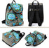 Jursccu Embroidered Backpack Purse for Women Vintage Handbag Small Drawstring Casual Travel Shoulder Bag Daypack...