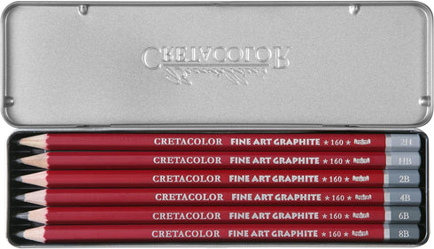 CRETACOLOR Fine Art Graphite Set, Set of 6...