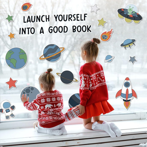 Outer Space Bulletin Board Decoration Set Galaxy Theme Bulletin Board Borders Outer Space Astronaut Paper Cutouts Space Planet Bulletin Boarder fo...