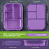 Bento Box Adult Lunch Box,Kids Child Lunch Box-Leak-Proof Bento Box with Utensil,Lunch Containers for Adults Men Women with 4 Compartments,Microwa...
