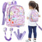 Accmor Toddler Harness Backpack Leash, Mini Unicorn Backpacks with Anti Lost Wrist Link, Cute Child Backpack Walking Leashes Keep Kids Close Rope ...