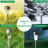 SOLPEX 12 Pack Solar Outdoor Lights Pathway, Stainless Steel Solar Lights Outdoor Waterproof,LED Landscape Lighting Solar Walkway Lights for Lands...