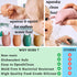 Mold Free Silicone Bath Toys, Baby Bath Toys 6-12 Months, Toddlers 1-3, Non Toxic Infant Bathtub Toy, Water Toys, Pool Toy, Dishwasher Safe (Coral...