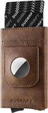 DUGRAFT Pop Up Wallet with AirTag Holder, RFID Blocking Air Tag Wallet with Money Clip Smart Credit Card Holder Wallet for Men(AirTag Not Included...