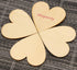 Shapenty Unfinished Wooden Hearts Bulk Blank Wood Slices Discs DIY Craft Cutout Pieces for Wedding Guest Signing Book Frame Album Valentine Christ...