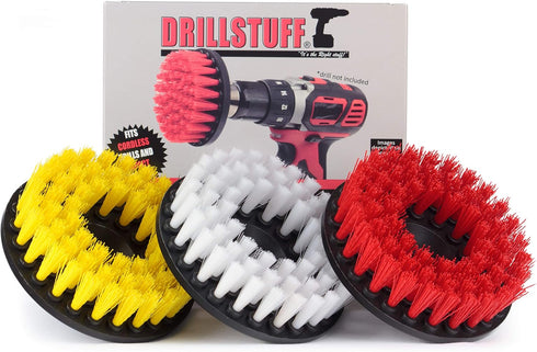 Cleaning Supplies - Drill Brush - Leather Cleaner - Shower Door - Upholstery - Carpet - Bathroom Accessories - Shower Cleaner - Bathtub - Tile - O...