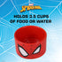 Marvel Comics Spiderman Ceramic Dog Bowl, 6-Inch | Red Ceramic Dog Bowl with Official Marvel Spiderman Detail| Medium Dog Food Bowl or Water Bowl ...